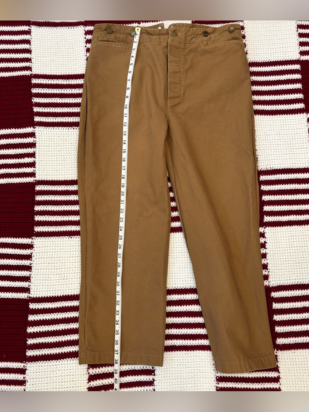 EUC Scully Rangewear Canvas Pants 36x27 Wheat, Buckle Back, Cowboy, RW040 Cotton - Picture 5 of 16